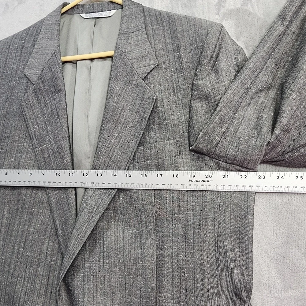 Vintage‎ Gordon Thomas Collectibles Sport Coat Mens 44 Gray Wool 2 Button Blazer